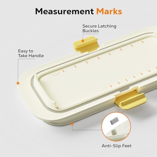 Pisol Butter Dish Airtight with Lid and Lock for 1 Stick Butter
