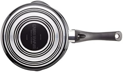 Farberware Glide Copper Ceramic Nonstick Straining Sauce Pan, 3-Quart