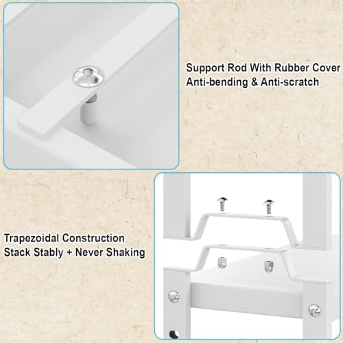Narrow Expandable Cabinet Shelf Organizer, Kitchen Countertop Storage