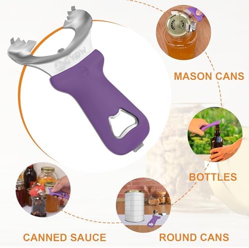 CYDW Mason Jar Opener Tool with Soft Touch Handle, for Canning Supplies