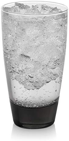 Libbey Classic Tumbler & Rocks Drinking Glasses Set of 16, Clear Glass Cups