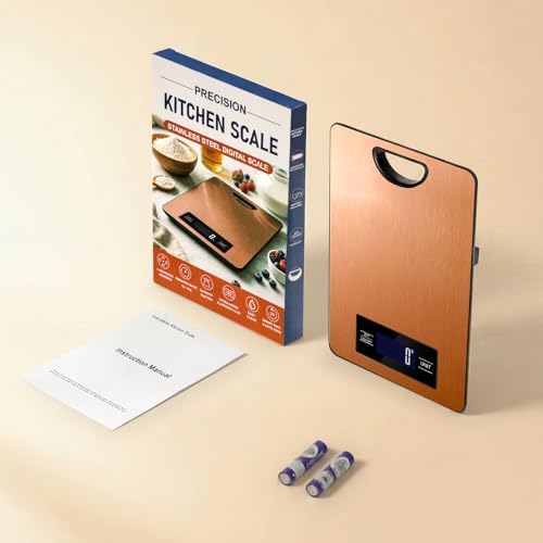 Food Scale, Digital Kitchen Scale with Hanging Loop, 11lb Baking Scale