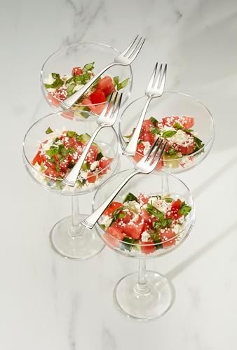 Lenox Portola Cocktail Forks Silverware Set for 4, Flatware