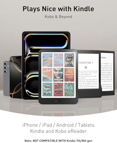 Maxonar Magsnap Remote Page Turner for Kindle Paperwhite (100Hrs Battery)
