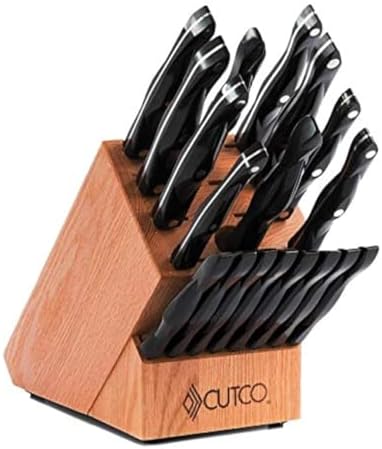 CUTCO 19-Piece Kitchen Knife & Block Set with Sharpener