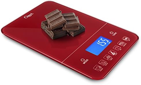 Ozeri Touch III 22 lbs (10 kg) Digital Kitchen Scale, in Tempered Glass