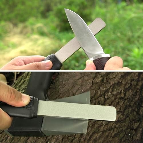 SHARPAL 121N Dual-Grit Diamond Sharpening Stone Garden Tool File