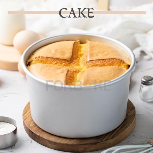 7-Inch Chiffon Cake Pan, Anodized Aluminum with 2 Removable Bottoms