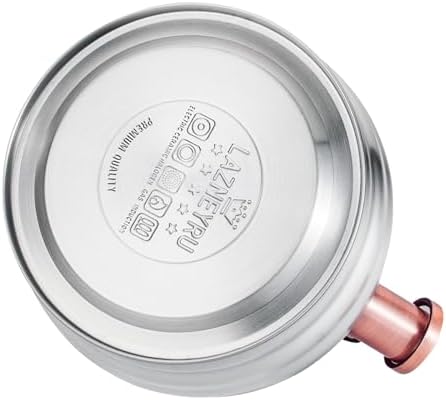 Tea Kettle for Stove Top Whistling Teapot, 3.2Q Tea Pot Stainless Steel Teakettle with Heat Proof Ergonomic Handle