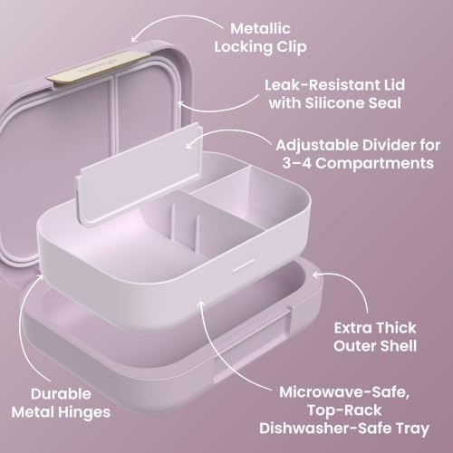 Bentgo Modern Adult Bento Lunch Box with 3-4 Compartments