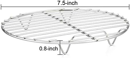 TeamFar Round Cooling Rack Set of 4, 7½ Inch Round