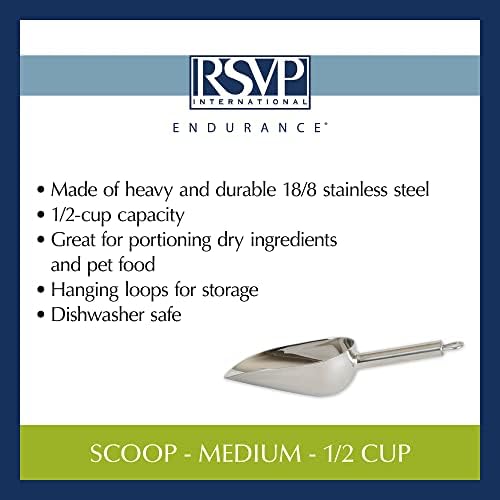 Stainless Steel Scoop, Medium