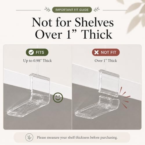 SortNStore Shelf Dividers Purse Organizer for Closet: 11" Tall (Extra Tall)