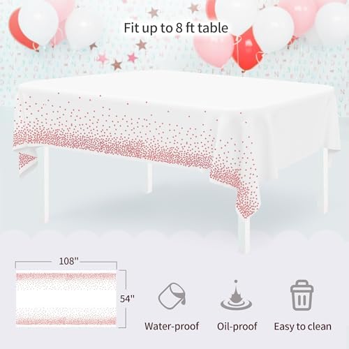 Pack of 11 NWK Cake Stand Set of Cupcake Stand, Tray & Table Cloth (Pink)