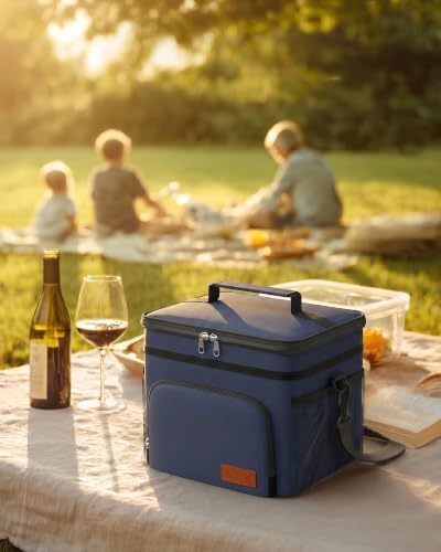 HOTOR Insulated Lunch Box Men Women Leak-Proof Cooler Lunch Bag 9L