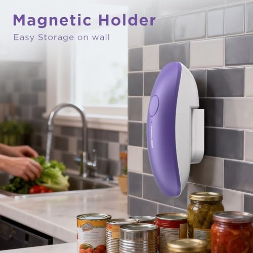 Canslab Ultrablade PRO Electric Can Opener,USB Rechargeable,Smart Auto Stop