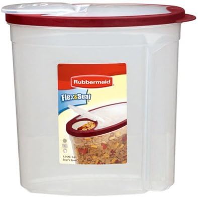 Rubbermaid Home Cereal Keeper Clear Red Lid (Pack of 4) 1783748