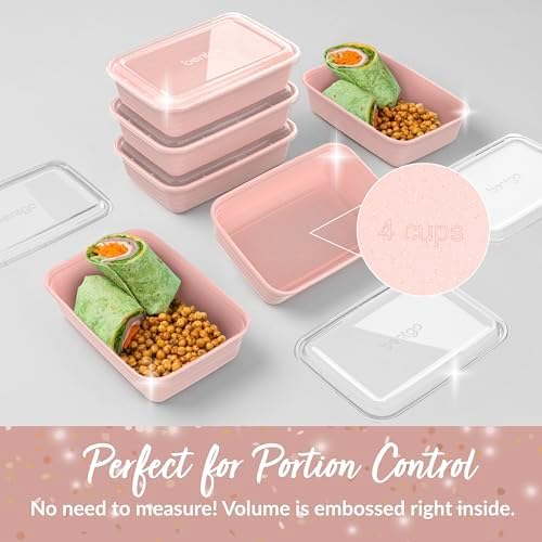 Bentgo Prep 1-Compartment Meal Prep Containers with Lids, 20 Piece Set