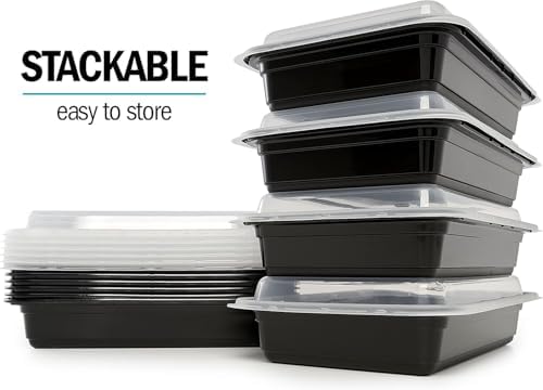 Igluu Meal Prep Containers Reusable (30 Pack) 1 Compartment – 28oz