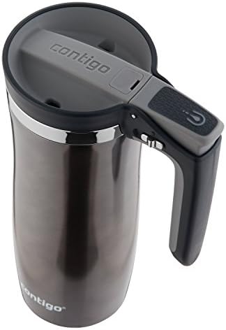 Contigo Stainless Steel Handled AUTOSEAL Travel Mug 16 oz | Leak-Proof | Easy-Clean Lid | For Coffee | Pack of 4