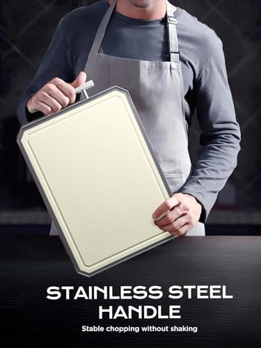 EXTRA LARGE Stainless Steel Cutting Board Set of 3 for kitchen