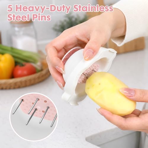 Kichvoe Pink Mandoline Slicer Guard Mandolin Hand Guard Safety Protector