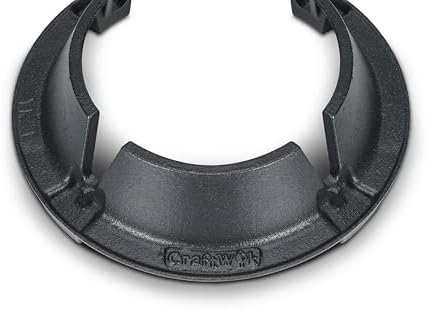 Craft Wok 4-Claw Cross Shape Cast Iron Wok Stand Heavy Ring Rack for Round Bottom Woks / 732W10C-4CLAW (Pack of 2)