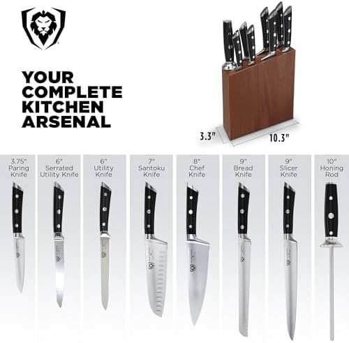 Dalstrong 8-Pc Knife Block Set - German High-Carbon Steel