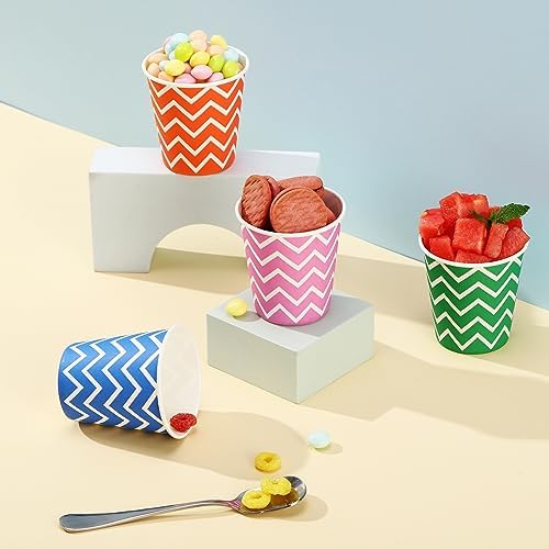 JOLLY PARTY 1000 Pack 5oz Paper Cups, Disposable Small Mouthwash Cups