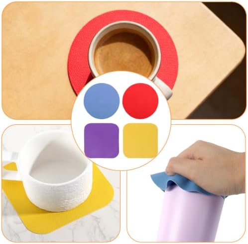 LUTER 4pcs Jar Opener Gripper Pad for Seniors with Weak Hands, Rubber
