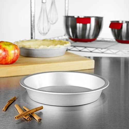 Fat Daddio's PIE-9SET Anodized Aluminum Pie Pan, 9 x 1.5 Inch, Set of 2
