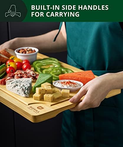 ROYAL CRAFT WOOD Bamboo Cutting Board
