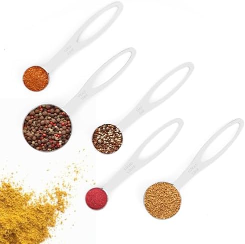 5pcs Measuring Spoon Set, Heavy Duty Stainless Steel