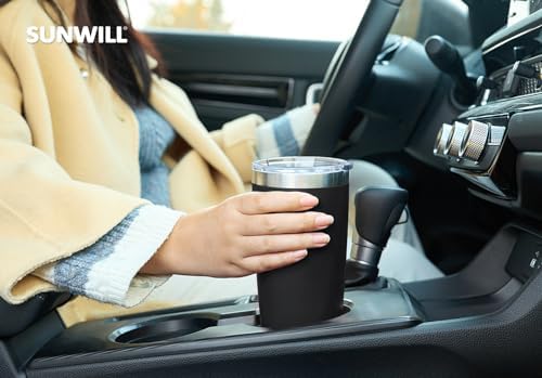 SUNWILL Coffee Tumbler, 20 oz Insulated Travel Mug Stainless Steel