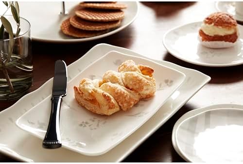Lenox Oyster Bay 2-Piece Nesting Serving Platters, 3.40 LB, White