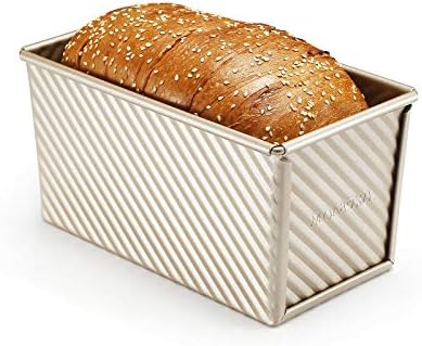 Monfish Pullman Loaf Pan w Lid 1lb, 8.5x4.75x4.5