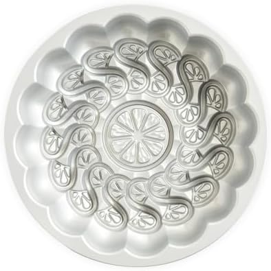 Nordic Ware Citrus Twist Pan, 8 Cup, Toffee