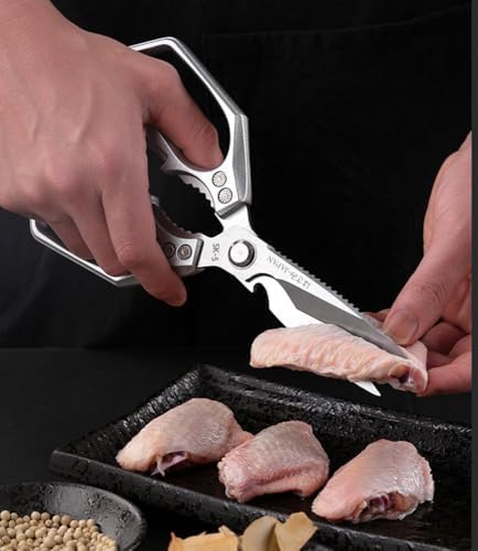 Kitchen Scissor Heavy Duty Stainless Steel Kitchen Shears for Food Sliver