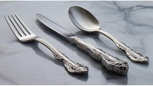 Oneida 2765004C Michelangelo Fine Flatware Dinner Spoons, Set Of 4