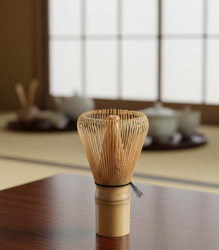 Matcha Whisk 2-Pack - Handcrafted Bamboo Chasen Set, 100-Prong Traditional Japanese Stirrer for Authentic Matcha Tea Preparation
