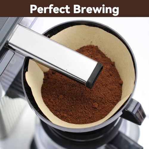 100 Pcs Coffee Filters #4 for Technivorm Moccamaster Coffee Maker 8-10 Cup