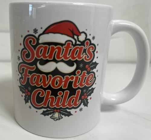 Funny Santa's Favorite Christmas Coffee Mug,11oz Xmas Mug
