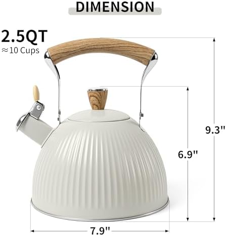 LONFFERY Tea Kettle for Stove Top