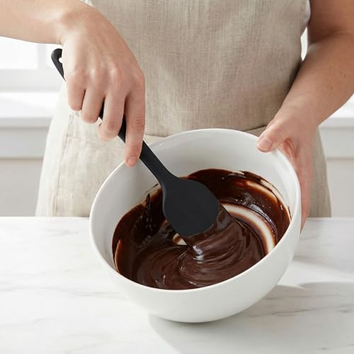 3 Pcs Silicone Spatula,Food Grade Rubber Spatula, Spatulas Silicone Heat Resistant, Used for Baking, Cooking, non Stick, Dishwasher Safe, BPA Free