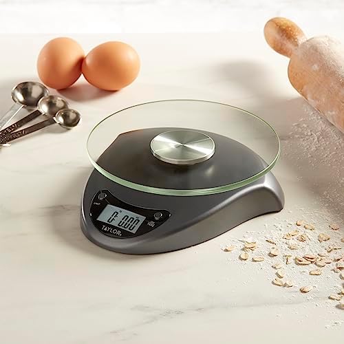 Taylor Digital Glass Surface Kitchen Scale - 11 lb Max Capacity