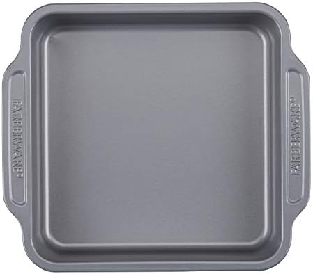 Farberware Nonstick Bakeware Set Includes Cookie Sheets/Baking Cake Muffin and Bread Pan, 8 Piece, Gray