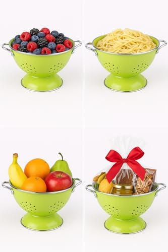 Calypso Basics by Reston Lloyd Powder Coated Enameled Colander, 1 Quart, Turquoise