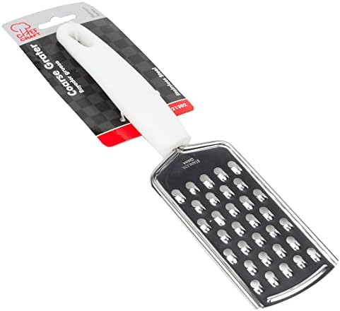 Chef Craft Select Handheld Coarse Grater, 9.5 inch, White