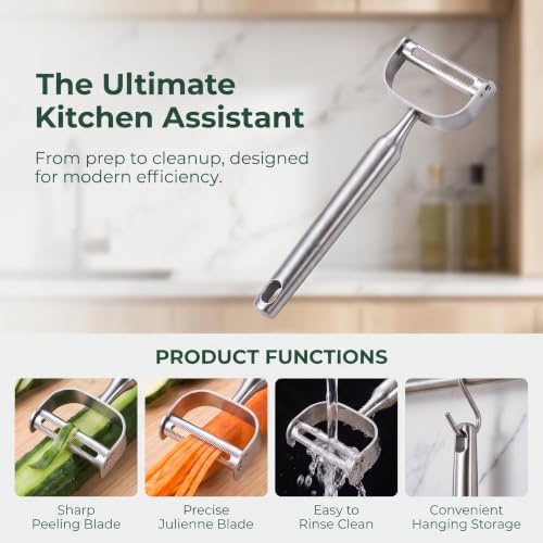 Y-Shaped Stainless Steel Kitchen Vegetable & Apple Peeler