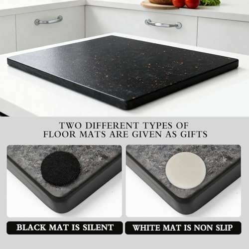 Granite Cutting Board for Kitchen 20×16 Inch black
